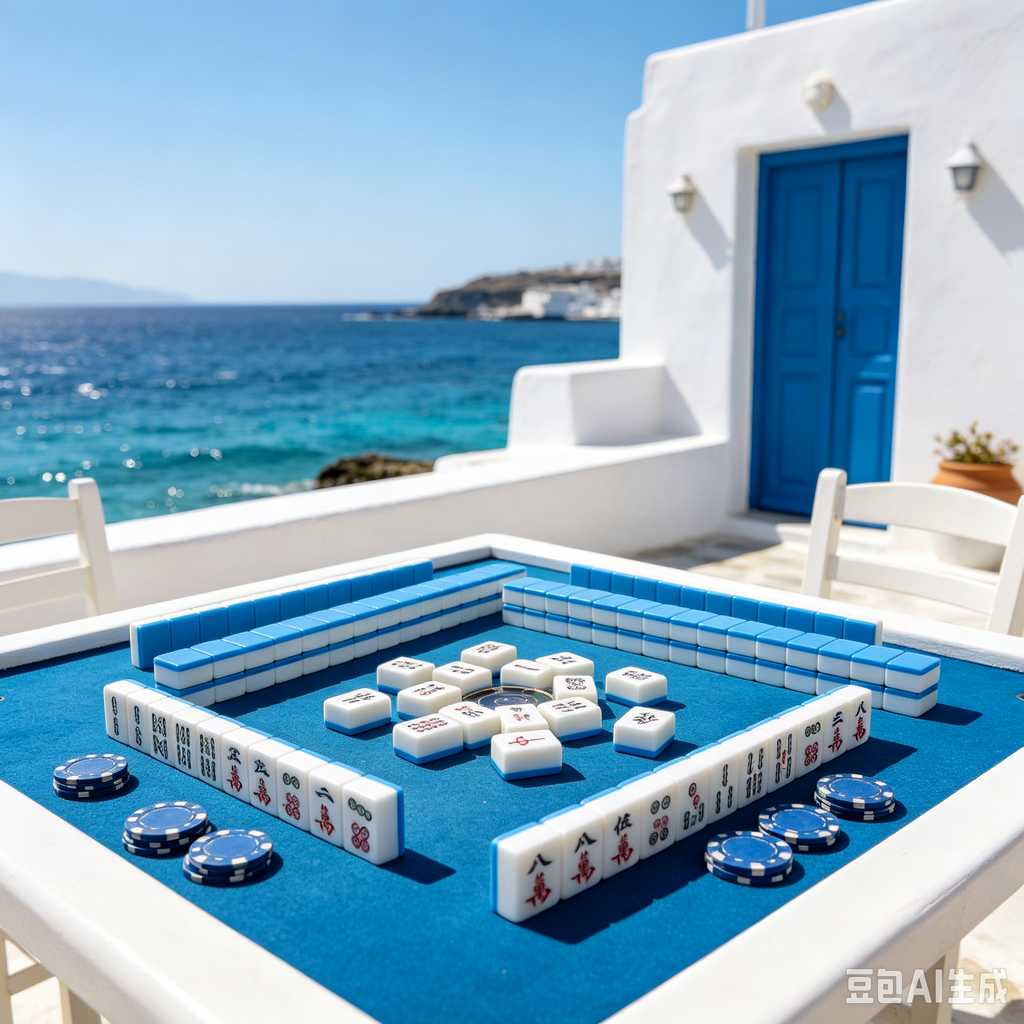 glossy mahjong tiles
