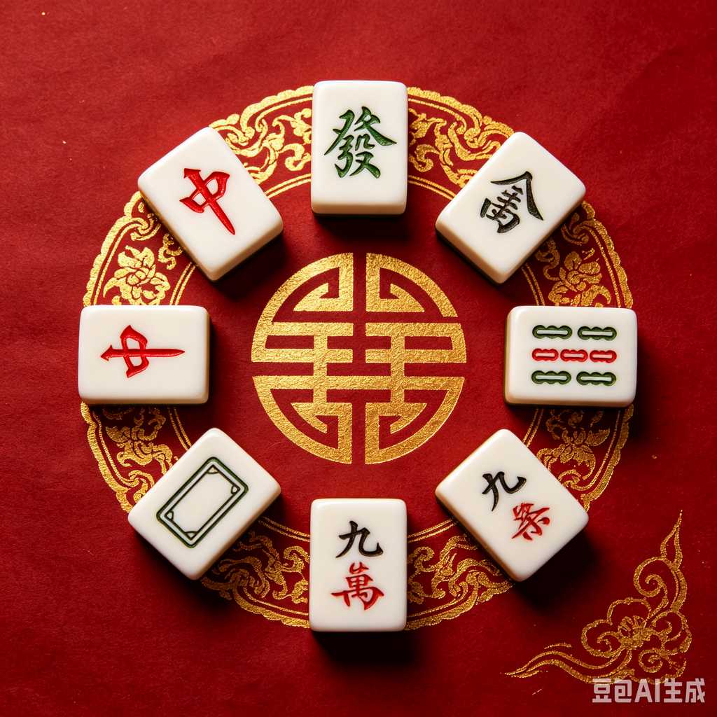 engraved mahjong tiles